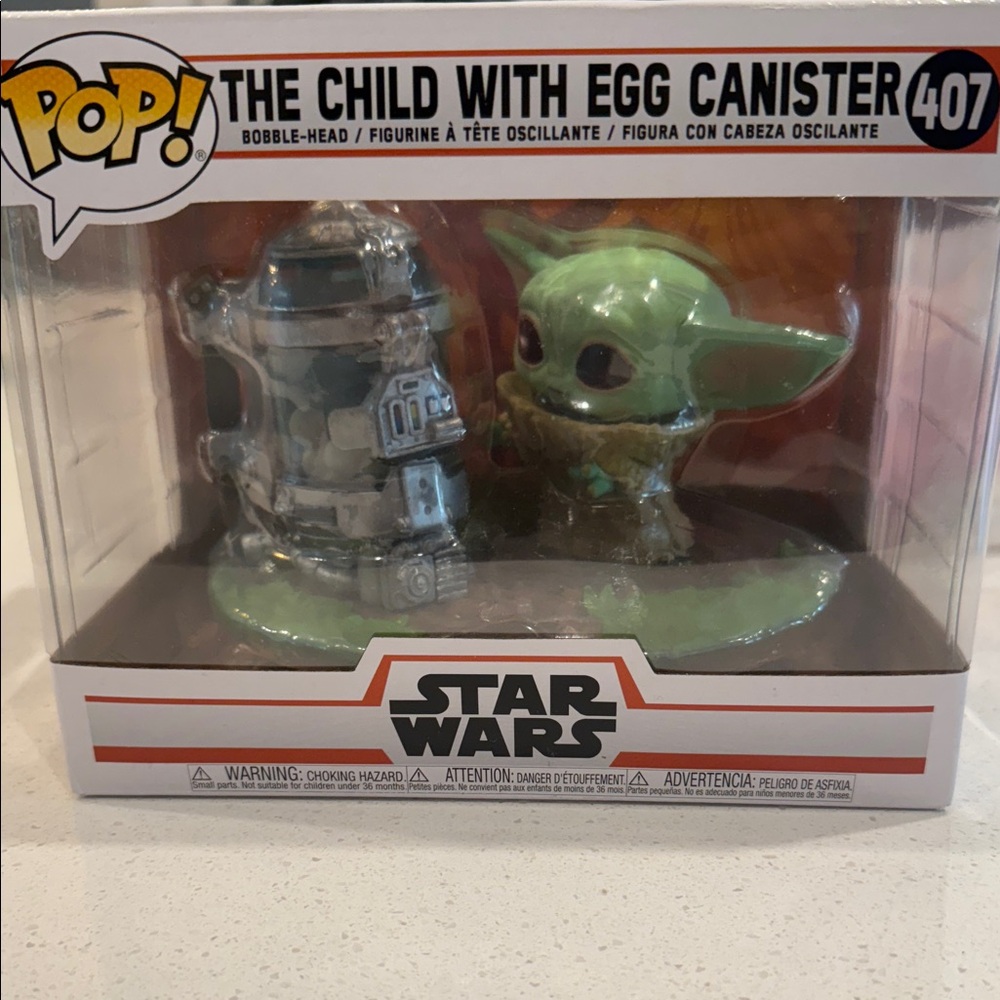 Funko POP, Star Wars, The Child with Egg Canister - Brand new in box #407